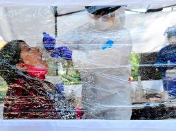 La mandataria hizo un llamado a continuar con las medidas preventivas. EFE/J. Núñez