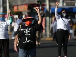 Los damnificados también anunciaron el plan de acción con miras al tercer aniversario del sismo. EFE/S. Gutiérrez