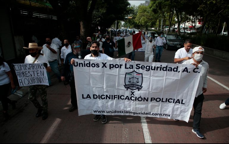 La marcha salió de la Glorieta Niños Héroes y terminó en el Centro. EL INFORMADOR/F. Atilano