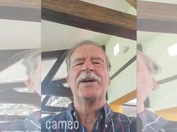 ''¿Que onda con Vicente Fox? Ya apáguenle el internet'', dicen usuarios en Twitter. ESPECIAL / cameo.com/presidentfox