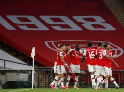 Dos goles del gabonés Pierre-Emerick Aubameyang en Wembley tumbaron al vigente campeón de la competición en un encuentro en el que Manchester City adoleció de pegada arriba. EFE / M. Childs