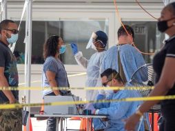 Nueva York se mantiene como el estado más golpeado en Estados Unidos por la pandemia. EFE/C. Herrera