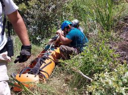 La mujer se encuentra en estado regular con luxación en el hombro y tobillo izquierdo, además de una fractura de nariz. ESPECIAL