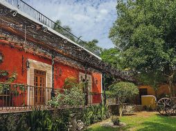 El trabajo de arquitectura de la hacienda es espléndido, como lo muestran sus espacios exteriores. ESPECIAL
