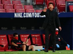 Diego Simeone ahora empezará a preparar a su equipo de cara a la vuelta de la Champions League en agosto. AFP