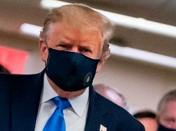 El pasado 11 de julio, Trump apareció en público con una mascarilla por primera vez desde el inicio de la pandemia. AFP / A. Edelman