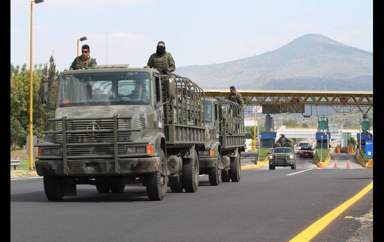 En el lugar, las autoridades federales aseguraron armas largas, cargadores y cartuchos útiles. NTX/ARCHIVO