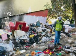 Al terminar la limpieza, la zona fue fumigada. ESPECIAL