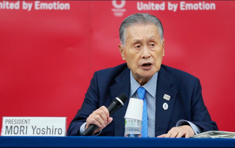 Yoshiro Mori, presidente del Comité de Organización de los Juegos Olímpicos de Tokio 2020. AP