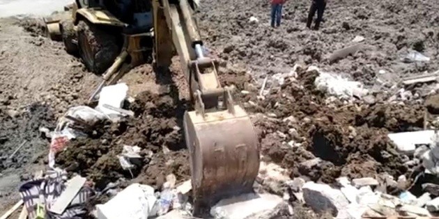 Derrumbe en mina de San Luis Huexotla deja a trabajador sepultado