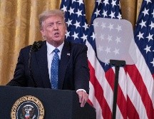 Trumpo anunció el aumentao en el despligue desde la Casa Blanca, en Washington D.C. /EFE/S. Bilbiger