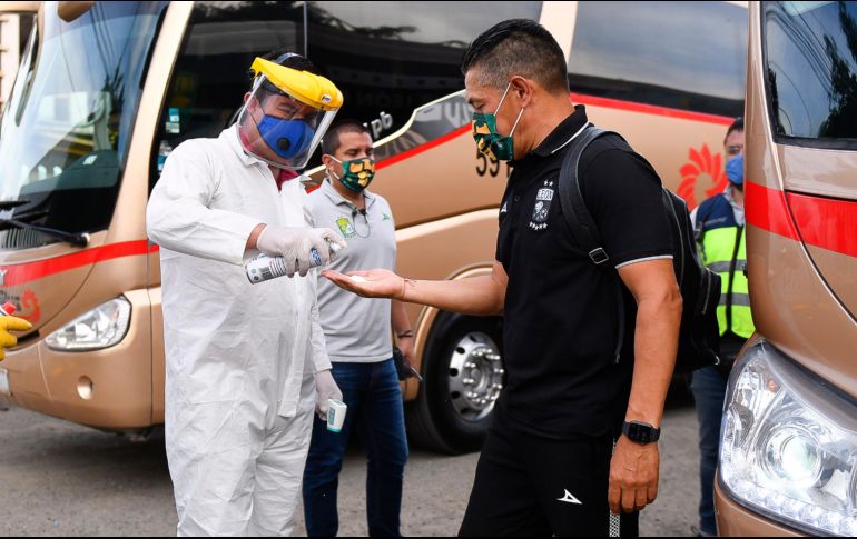 ESTRICTOS. Ignacio Ambriz señaló que en el club han seguido al pie de la letra todos los protocolos para evitar contagios.