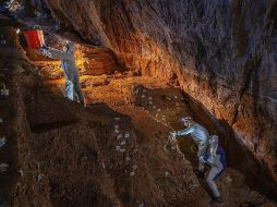 Investigadores encontraron casi dos mil herramientas, de las cuales 239 tenían capas de grava de entre 25 mil y 32 mil años. EFE / Cortesía D. Gandy