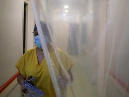 El diagnóstico médico de una prima del Mandatario señala que se encuentra delicada de salud, además es hipertensa y con grado 3 de obesidad, pero no se encuentra intubada. AP / N. Pisarenko