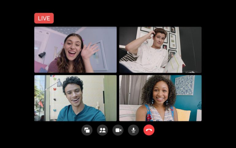 Al unir Messenger Rooms y Facebook Live, la compañía tecnológica presenta nuevas formas para que la gente pueda estar cerca, a pesar del confinamiento y las medidas de sanidad. ESPECIAL / FACEBOOK
