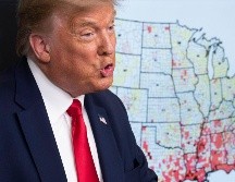 Trump hizo el anuncio durante una conferencia de prensa en la Casa Blanca en Washington, DC. AFP/J. Watson