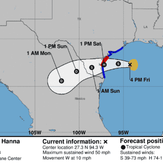 Tormenta "Hanna" gana fuerza; "Gonzalo" se acerca al Caribe