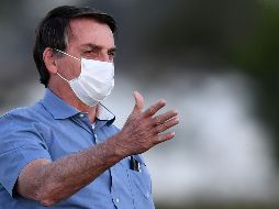 ''RT-PCR para Sars-Cov 2: negativo. Buen día a todos'', escribió el propio Bolsonaro este sábado en sus redes sociales. AFP / E. Sa