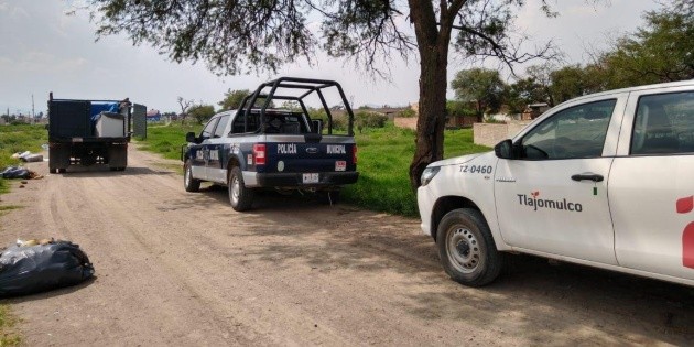 Por tirar residuos m&eacute;dicos en despoblado, detienen a presunto infractor