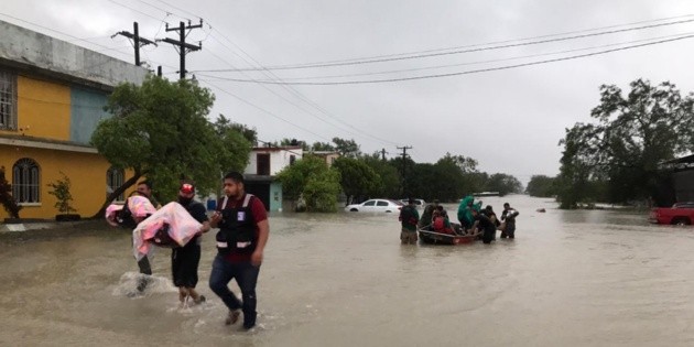 Activan Plan DNIII en Reynosa tras el paso del hurac&aacute;n "Hanna"