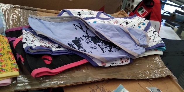 Desairan lote de calzones en subasta en Los Pinos