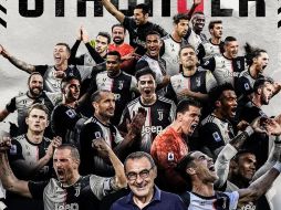 Juventus conquistó este domingo el título de la Serie A por trigésima sexta vez en su historia, la novena consecutiva. TWITTER / @juventus