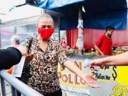 El Baratillo y el tianguis de Polanco operaron con 31 filtros sanitarios para regular el ingreso de clientes. ESPECIAL