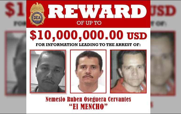 El Alcíhuatl es uno de los muchos escondites que tiene Nemesio Oseguera Cervantes, por quien la DEA ofrece una recompensa de 10 MDD por información que sea útil para lograr su detención. ESPECIAL / dea.gov
