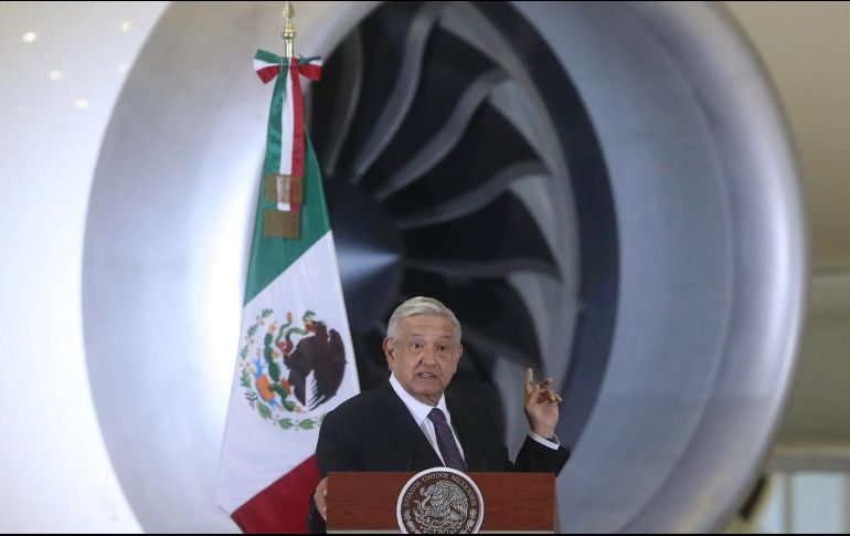 A pesar de que la semana había dejado abierta la posibilidad de subirse al avión presidencial TP-01, el Presidente López Obrador asegura que no se subirá a la aeronave. SUN / B. Fregoso