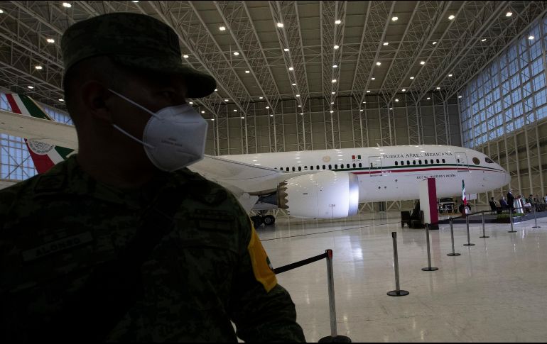 Los costos de preservación del avión presidencial TP-01 en Estados Unidos ascendieron a 1.7 millones de dólares (alrededor de poco más de 37 millones de pesos). AP / M. Ugarte