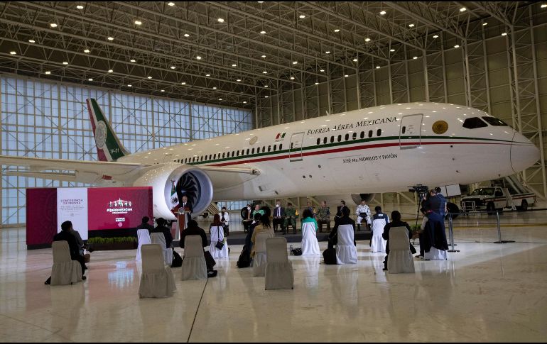 Durante el gobierno de AMLO, se han erogado 78 millones 501 mil 614 pesos para tener resguardado el TP-01. AP / M. Ugarte