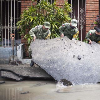 Lluvias por "Hanna" causan estragos en Nuevo León