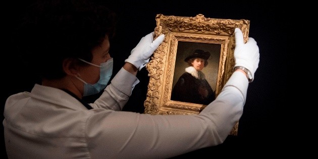 Subastan autorretrato de Rembrandt en Sotheby's