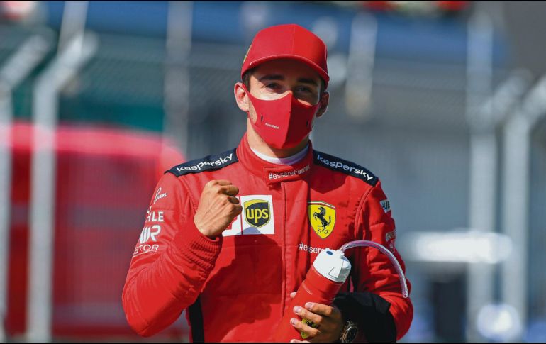 POBRE. Charles Leclerc ha conseguido el único podio para Ferrari en el año. ESPECIAL/scuderia ferrari press office