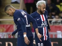 El PSG podría no contar con su letal dupla cuando enfrenten al Atalanta en Champions. ARCHIVO