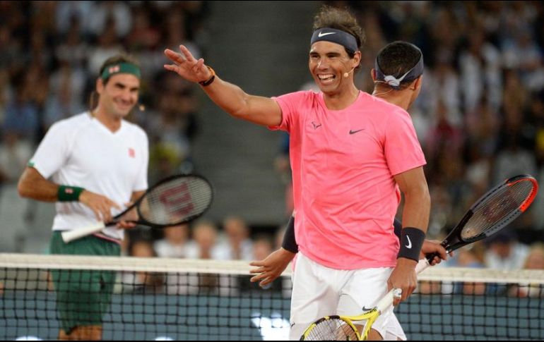 Rafael Nadal. El español es una de las principales figuras del tenis que aparecen en la lista preliminar. AFP/ARCHIVO
