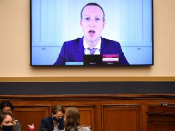 Mark Zuckerberg testifica vía remota ante el subcomité Judicial de la Cámara de Representantes, en Washington. AP/M. Ngan