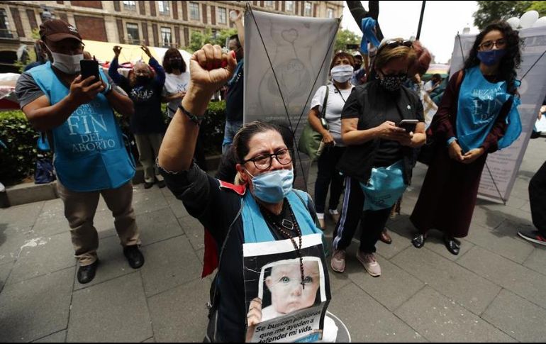Activistas calificaron de urgente la aprobación de la interrupción legal del embarazo en Veracruz. EFE/J. Méndez