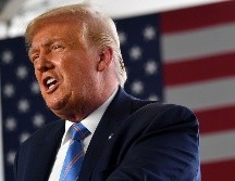 ''¿¿¿Retrasar la elección hasta que la gente pueda votar de manera adecuada y segura???'', se preguntó Trump en un tuit. AFP / N. Kamm