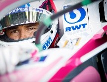 Por la mañana se informó que ''Checo'' no estaba en Silverstone luego de que una primera prueba arrojara un resultado ''no concluyente''. EFE / ARCHIVO