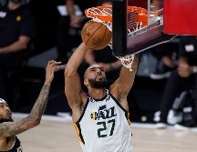 Rudy Gobert aportó 14 puntos a la causa del Jazz. AP/A. Landis