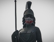 La campaña incluye la intervención de distintos monumentos, como La Minerva. ESPECIAL