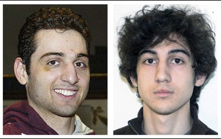 Tamerlan y Dzhokhar Tsarnaev accionaron los dispositivos de las dos bombas en la línea de meta del maratón. AP/ARCHIVO