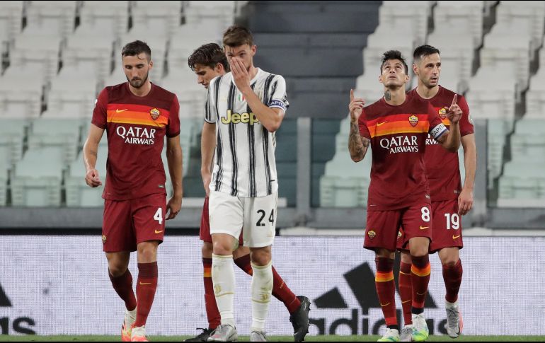 Roma triunfó por 3-1 este sábado, con dos goles y una asistencia del argentino Diego Perotti en el campo de una Juventus ya campeón de Italia. AP / L. Bruno