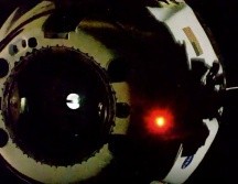 El desacoplamiento se hizo en dos tiempos alrededor de las 23:34 hora local, dos meses después de la llegada de los astronautas. AP/NASA