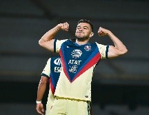 Henry Martin celebra uno de sus dos goles conseguidos en el juego de ayer. IMAGO7