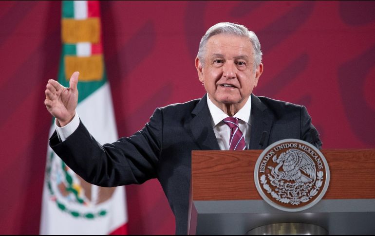 Durante su conferencia de prensa, López Obrador reiteró que López-Gatell ha hecho un buen trabajo. EFE / Presidencia de México