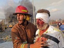 Fotogalería: Así se vivió la fuerte explosión en Beirut