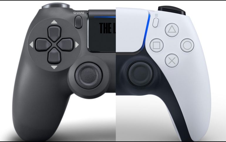 El DualShock 4 (Izq.) de PlayStation 4 y el DualSense (der.) para la PlayStation 5. ESPECIAL / Sony