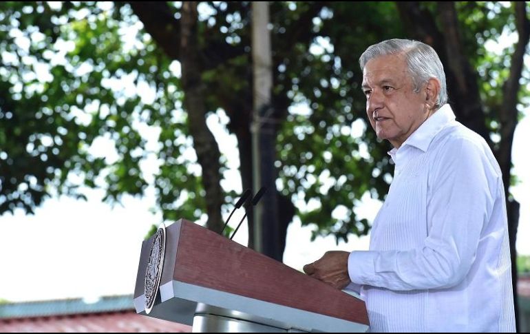 Este martes, el Presidente entregó obras de mejoramiento urbano en Tecuala, comunidad afectada por el huracán 